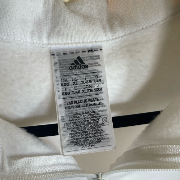 Adidas White Pullover with Black Logo - Picture 7 of 7